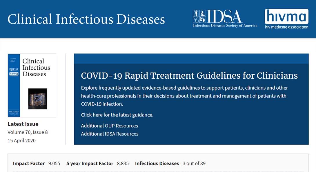 Clinical Infectious Diseases appoints Dr. Keith Rodvold to the Editorial Advisory Board