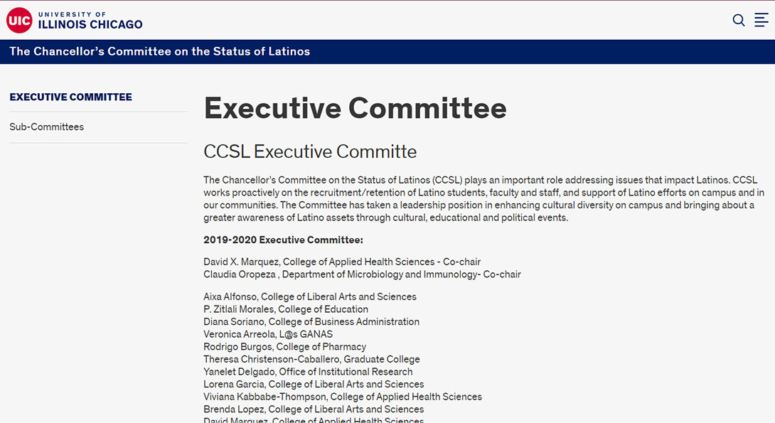 Dr. Rodrigo Burgos has been selected to serve on the CCSL