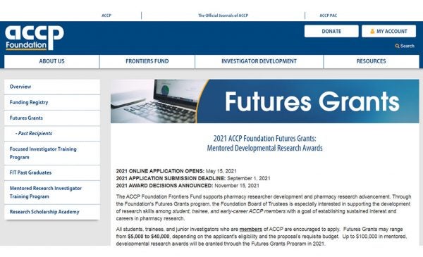 Neera Kadiyala - ACCP Foundation Futures Grant